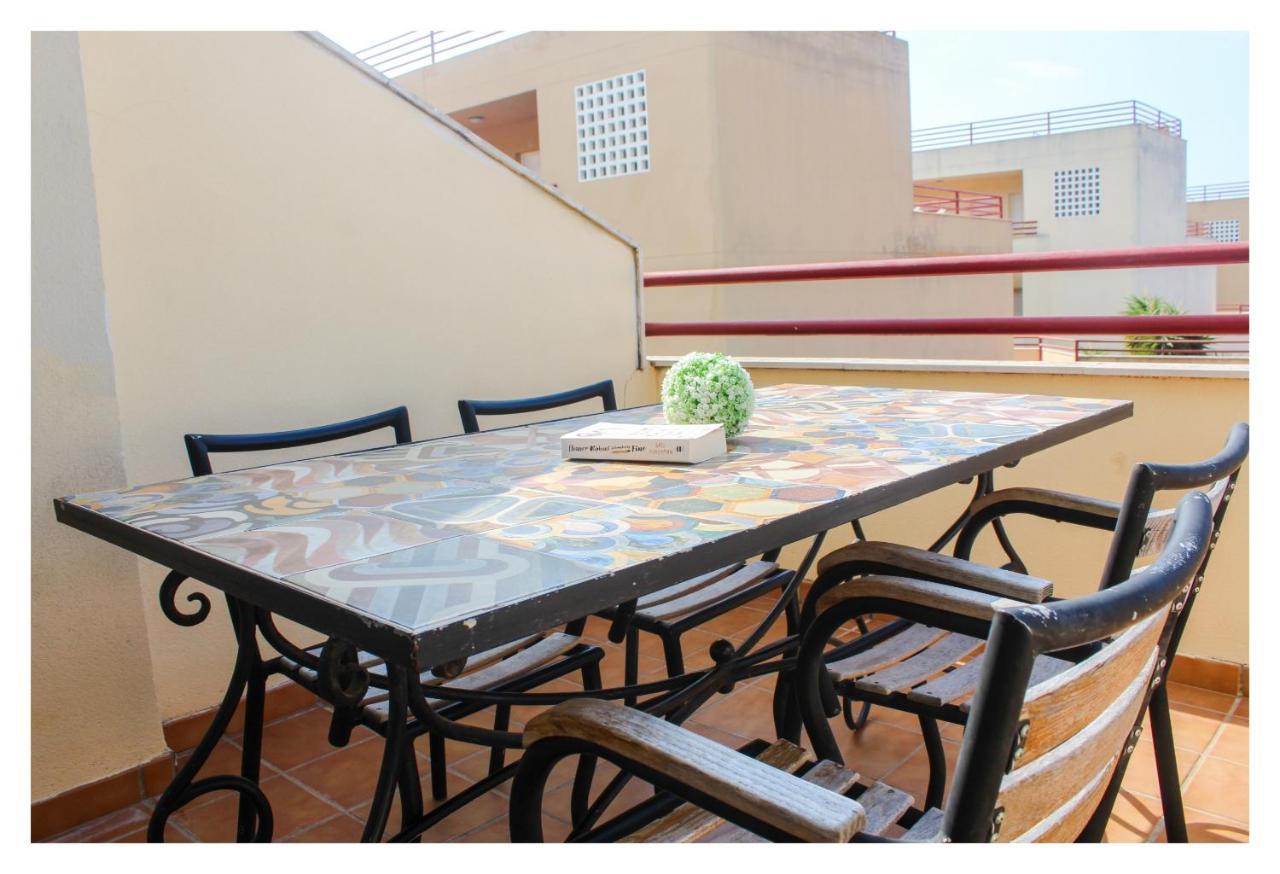 Apartamentos Inma Mayor En Primera Linea De Playa, Con Parking Y Piscina Los Canos De Meca Exterior foto
