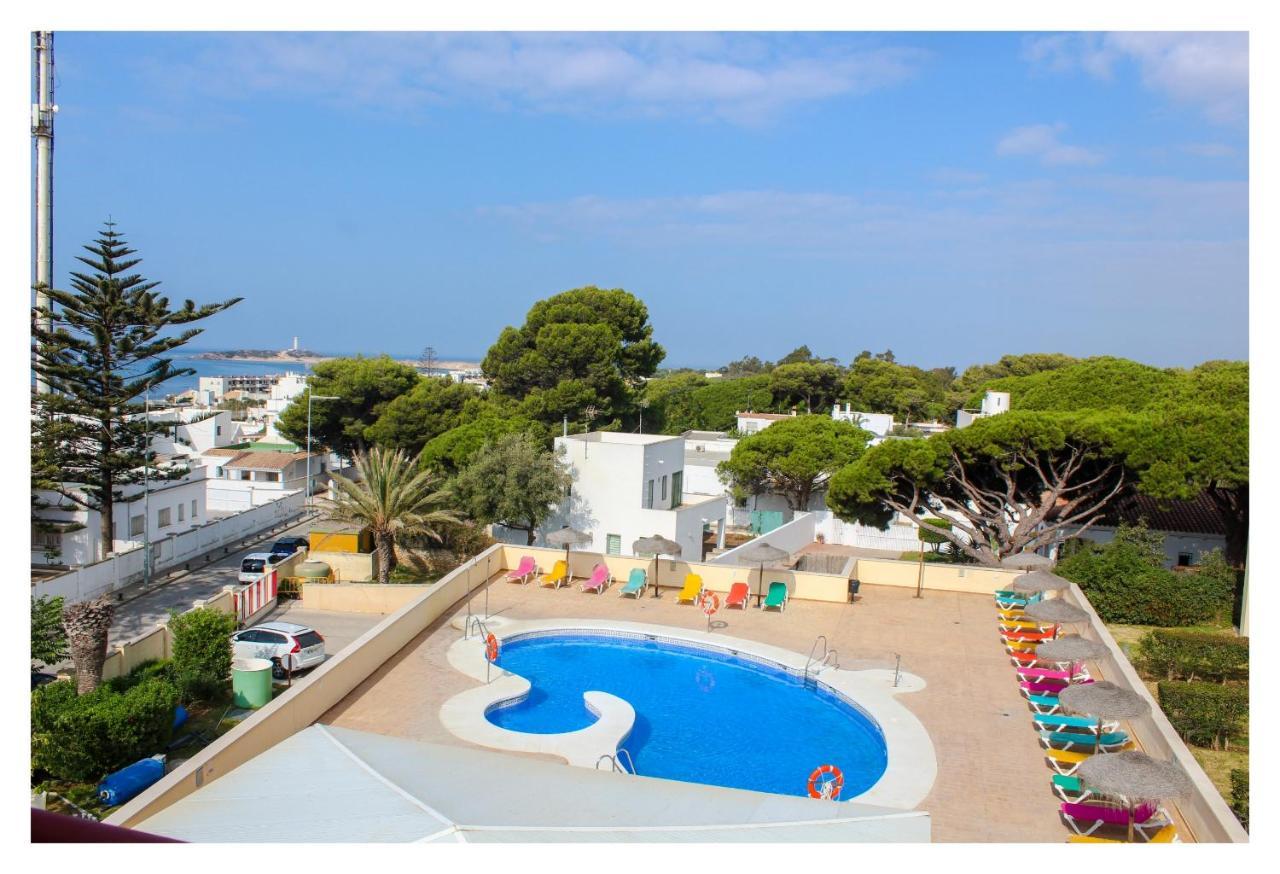 Apartamentos Inma Mayor En Primera Linea De Playa, Con Parking Y Piscina Los Canos De Meca Exterior foto