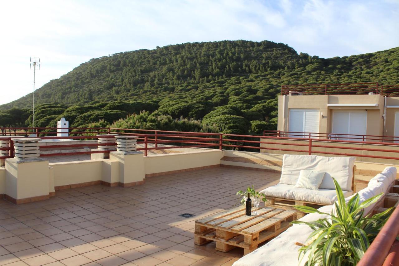 Apartamentos Inma Mayor En Primera Linea De Playa, Con Parking Y Piscina Los Canos De Meca Exterior foto