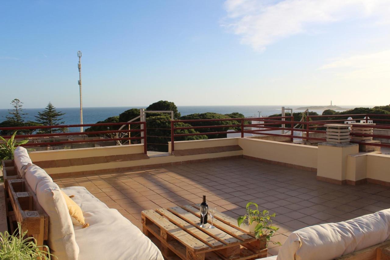 Apartamentos Inma Mayor En Primera Linea De Playa, Con Parking Y Piscina Los Canos De Meca Exterior foto